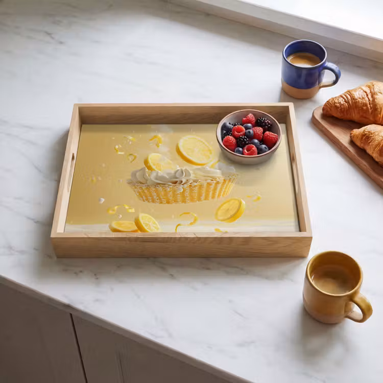 Vassoio - Limone - Torta - Cibo - Giallo — 3