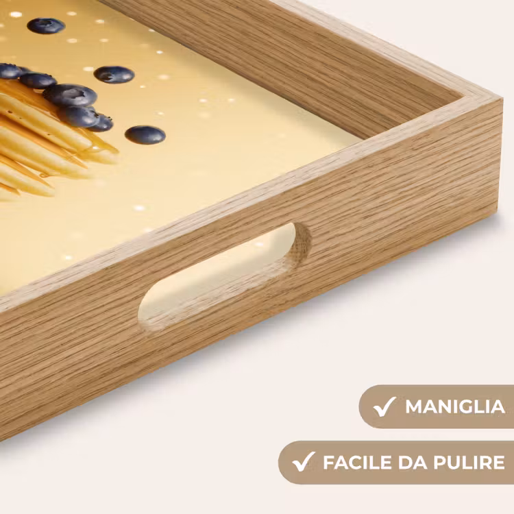 Vassoio - Pancake - Cibo - Miele - Giallo — 8