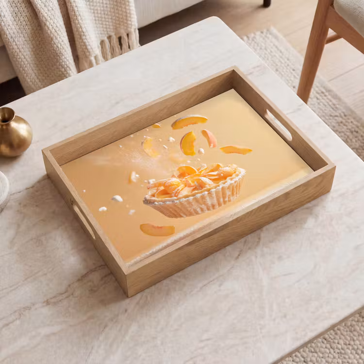 Vassoio - Pesca - Cibo - Torta - Arancia — 2