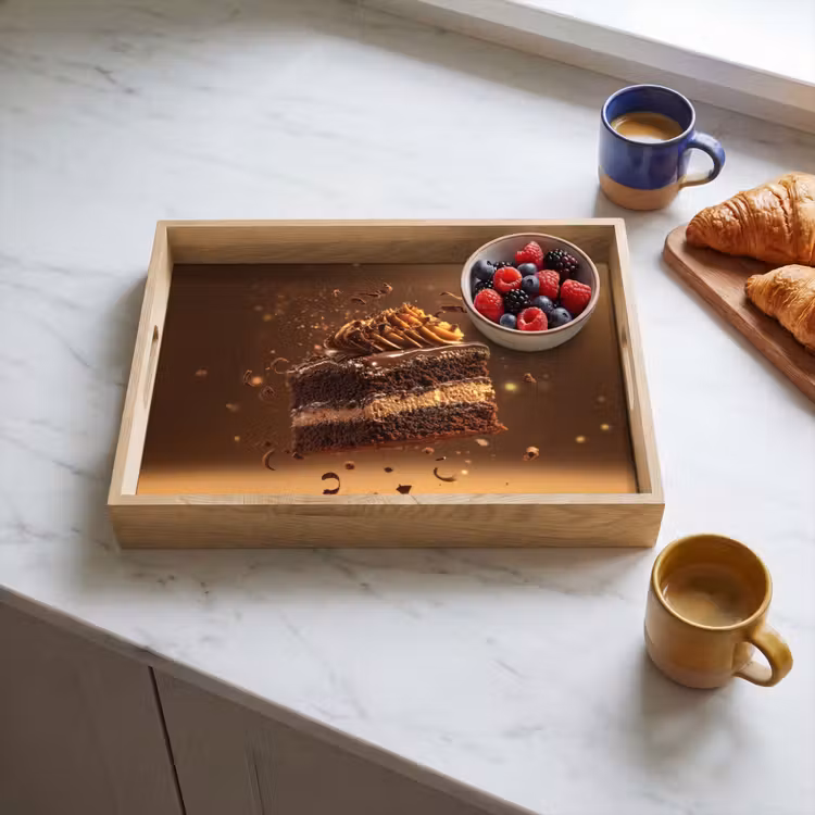 Vassoio - Torta - Cioccolato - Cibo - Brownie — 3