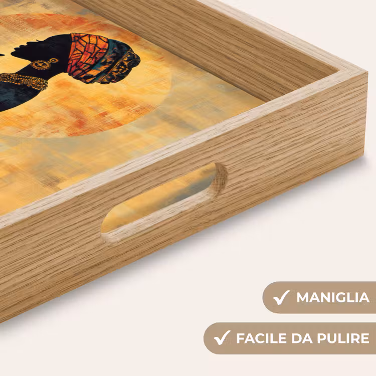 Vassoio - Donna - Silhouette - Modelli - Ornato — 8