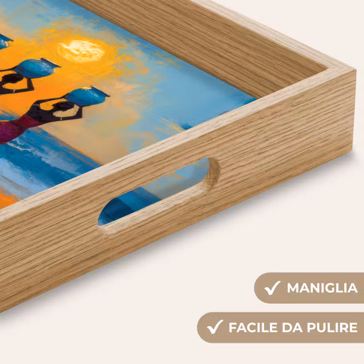Vassoio - Donne - Spiaggia - Tramonto — 8