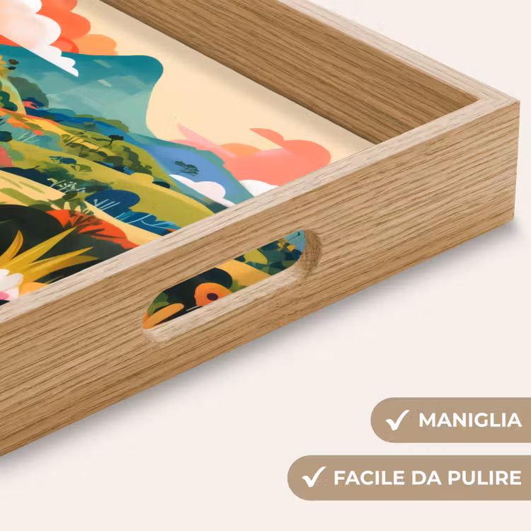 Vassoio - Luce del sole - Colline - Cielo nuvoloso — 8