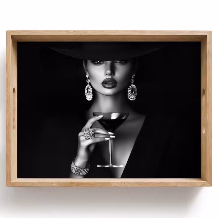 Vassoio - Donna - Cocktail - Chic — 1