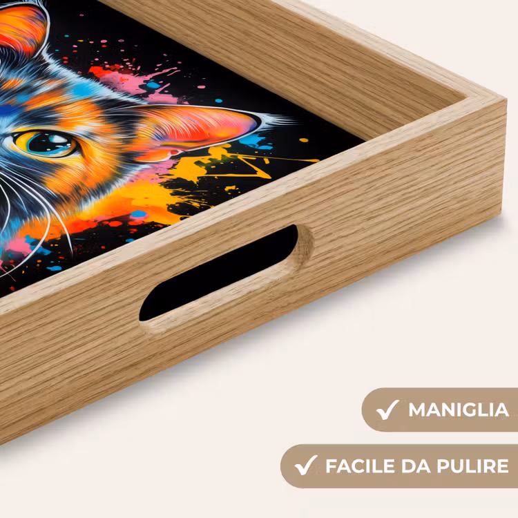 Vassoio - Gatto - Graffiti - Colorato - Cialda - Cibo — 8
