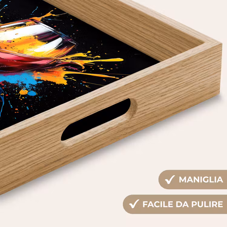 Vassoio - Vino - Bicchiere - Graffiti - Bevanda - Rosso - Vernice — 8