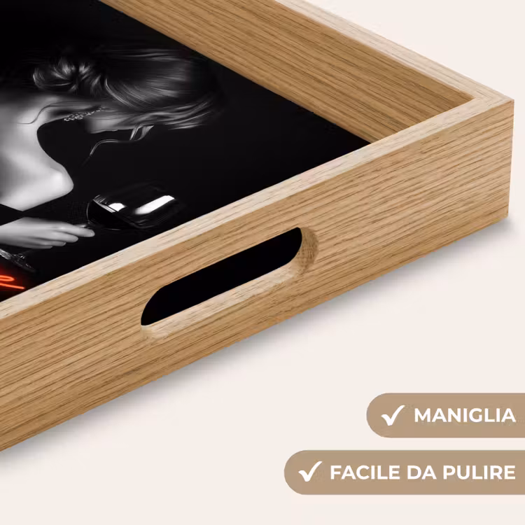 Vassoio - Vino - Donna - Neon - Citazione — 8