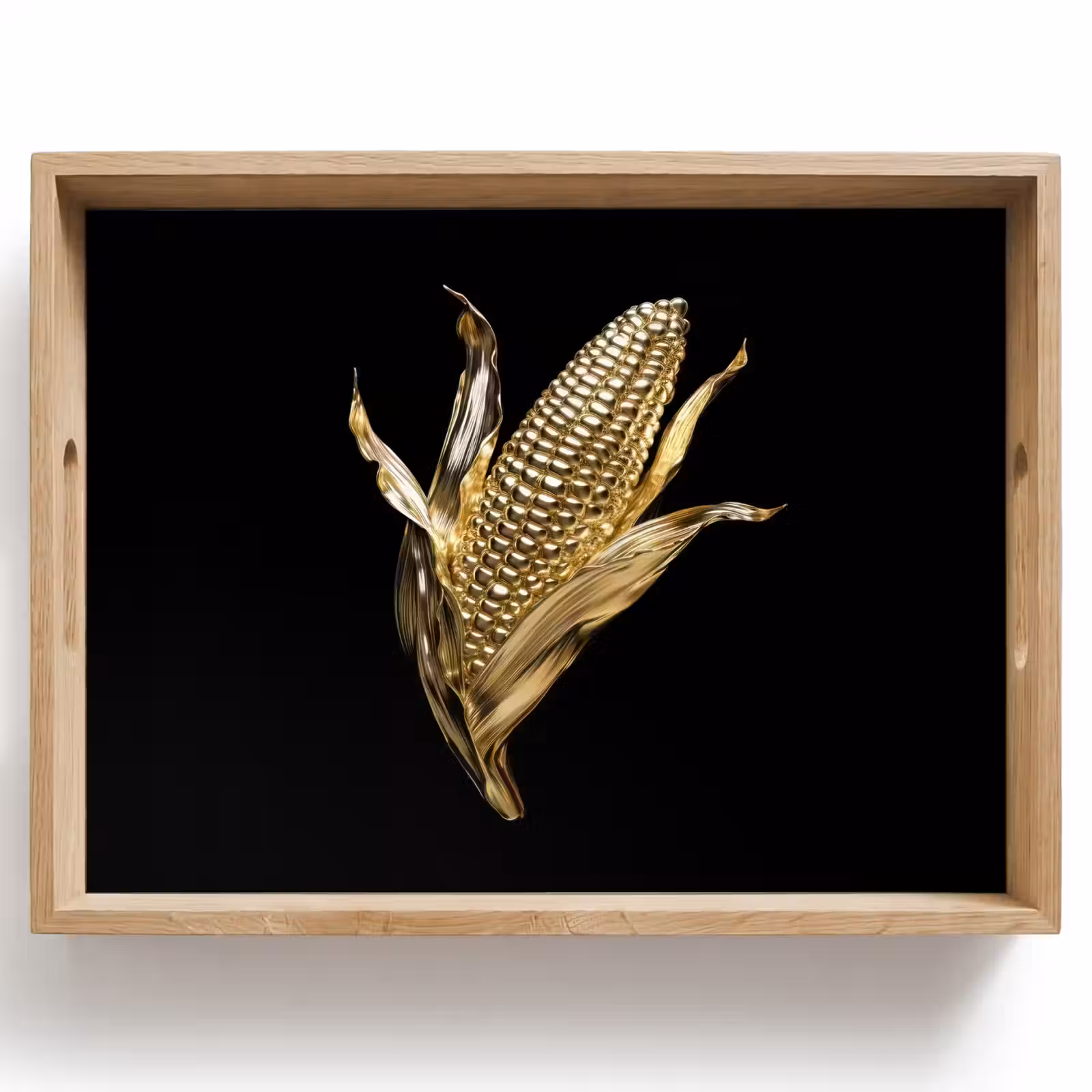Vassoio - Mais - Cibo - Oro - Nero — 1
