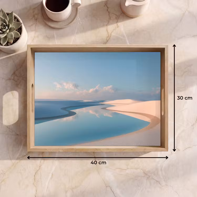 Vassoio - Dune - Stagno - Tranquillità infinita — 7