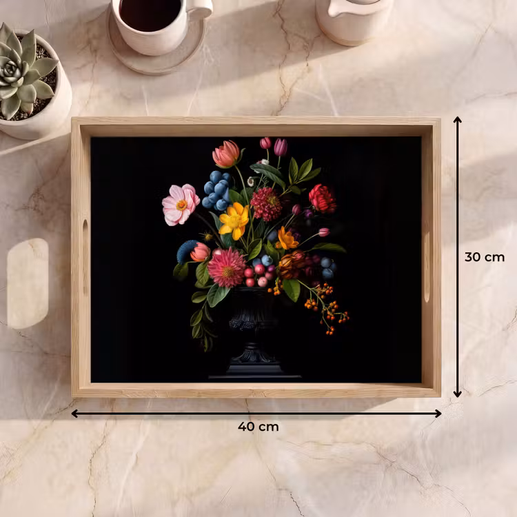 Vassoio - Fiori - Allegro - Vaso — 7