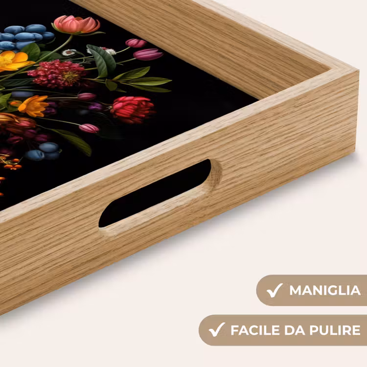 Vassoio - Fiori - Allegro - Vaso — 8