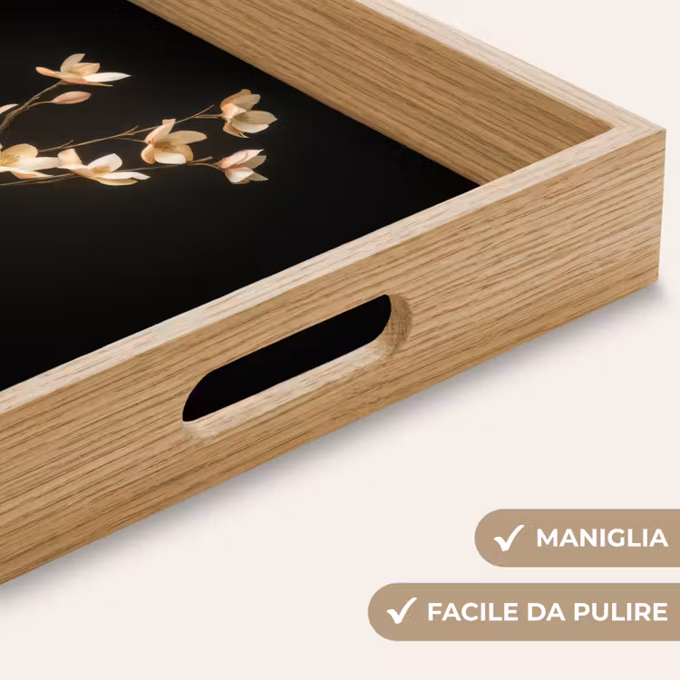 Vassoio - Ornato - Bouquet - Oro - Vaso — 8