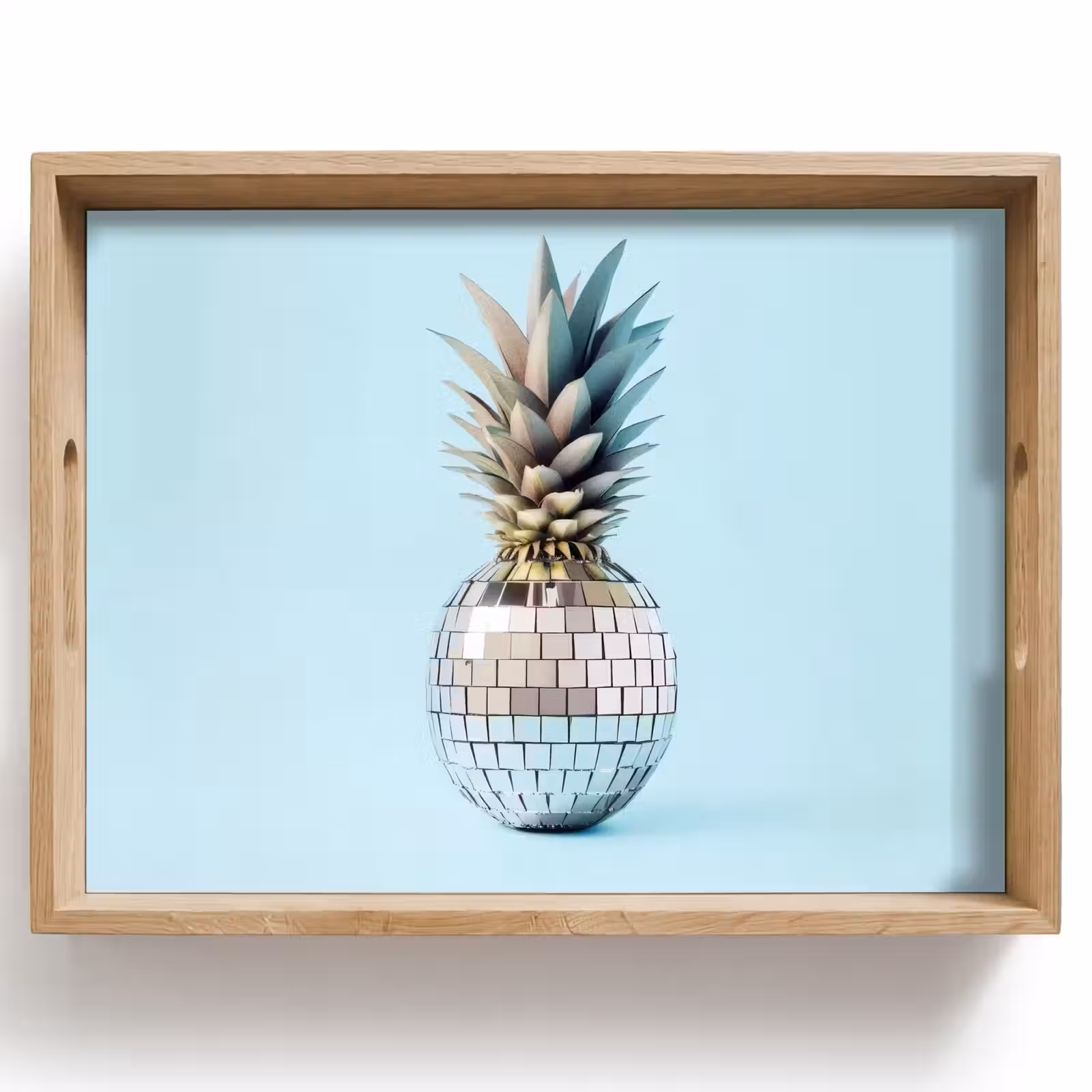 Vassoio - Blu - Ananas - Disco - Discoball — 1