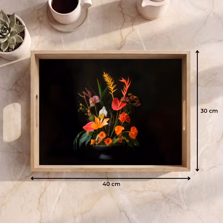 Vassoio - Ciotola - Bouquet - Fiori — 7