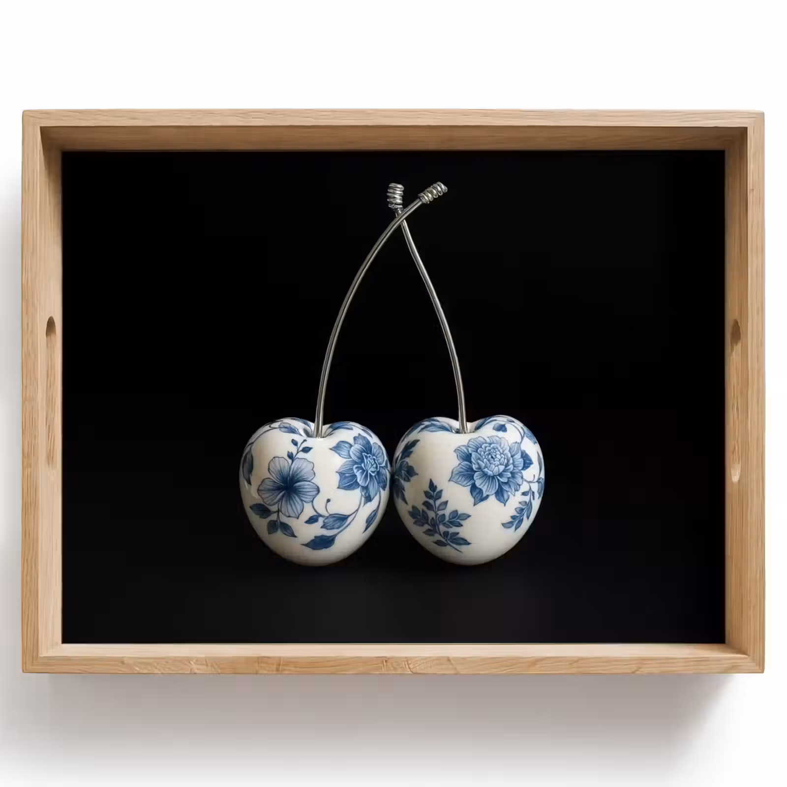 Vassoio - Ciliegie - Blu Delft - Frutta — 1