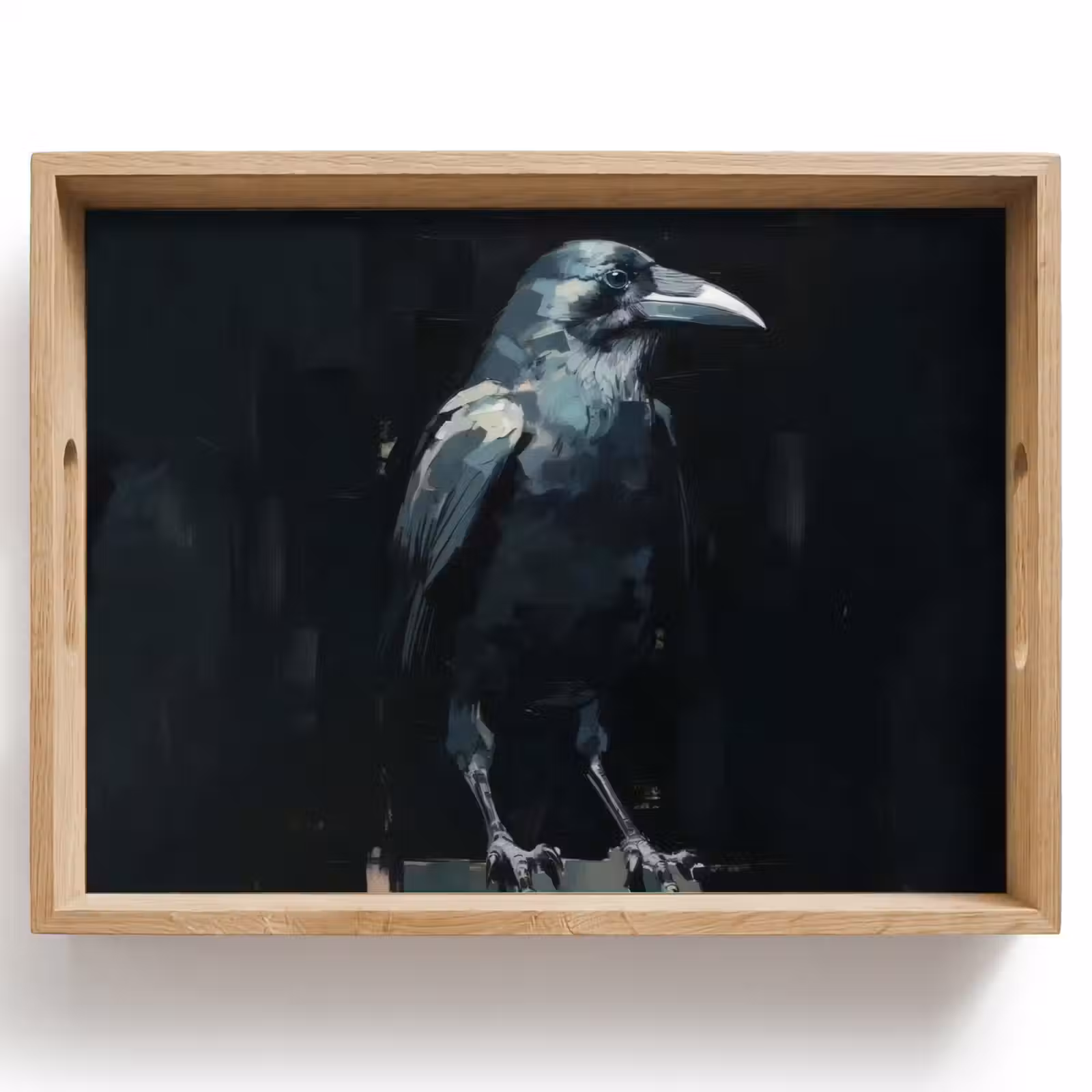 Vassoio - Raven - Uccelli - Nero — 1