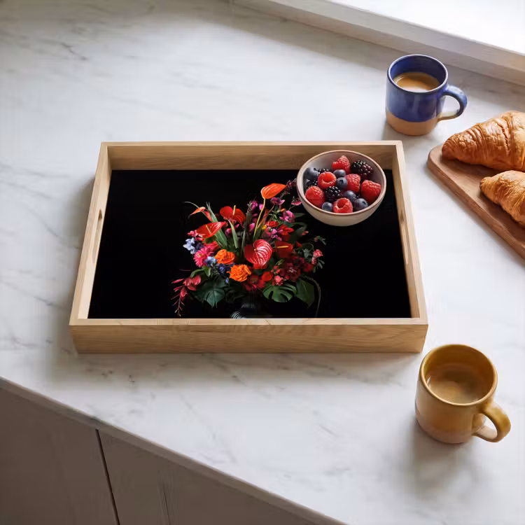 Vassoio - Fiori - Bouquet - Ornamentali — 3