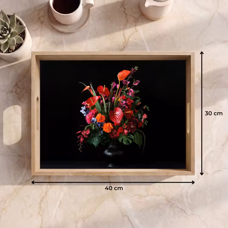 Vassoio - Fiori - Bouquet - Ornamentali — 7