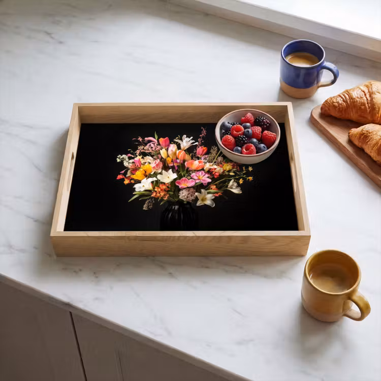 Vassoio - Vaso - Fiori - Tulipani — 3