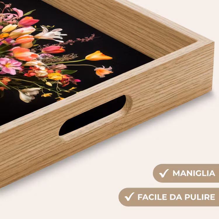 Vassoio - Vaso - Fiori - Tulipani — 8