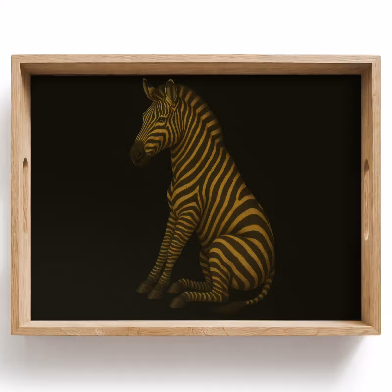 Vassoio - Zebra - Strisce - Oro — 1