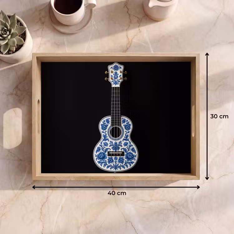 Vassoio - Ukulele - Delft - Blu - Musica — 7
