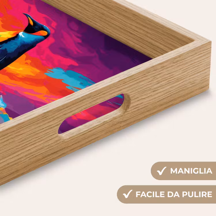 Vassoio - Ghiaccio - Pinguino - Astratto - Cielo — 8