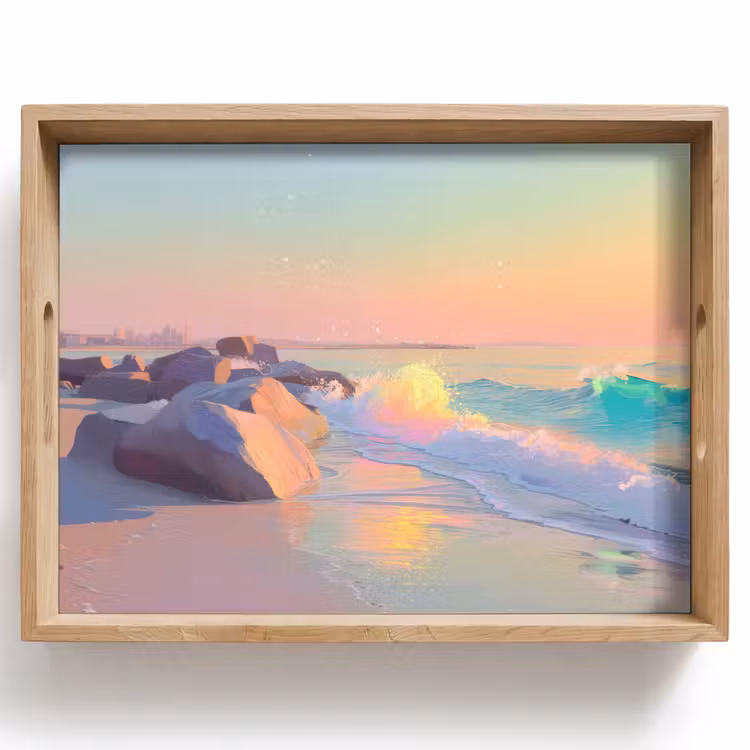 Vassoio - Luce estiva - Spiaggia - Accenti frizzanti — 1