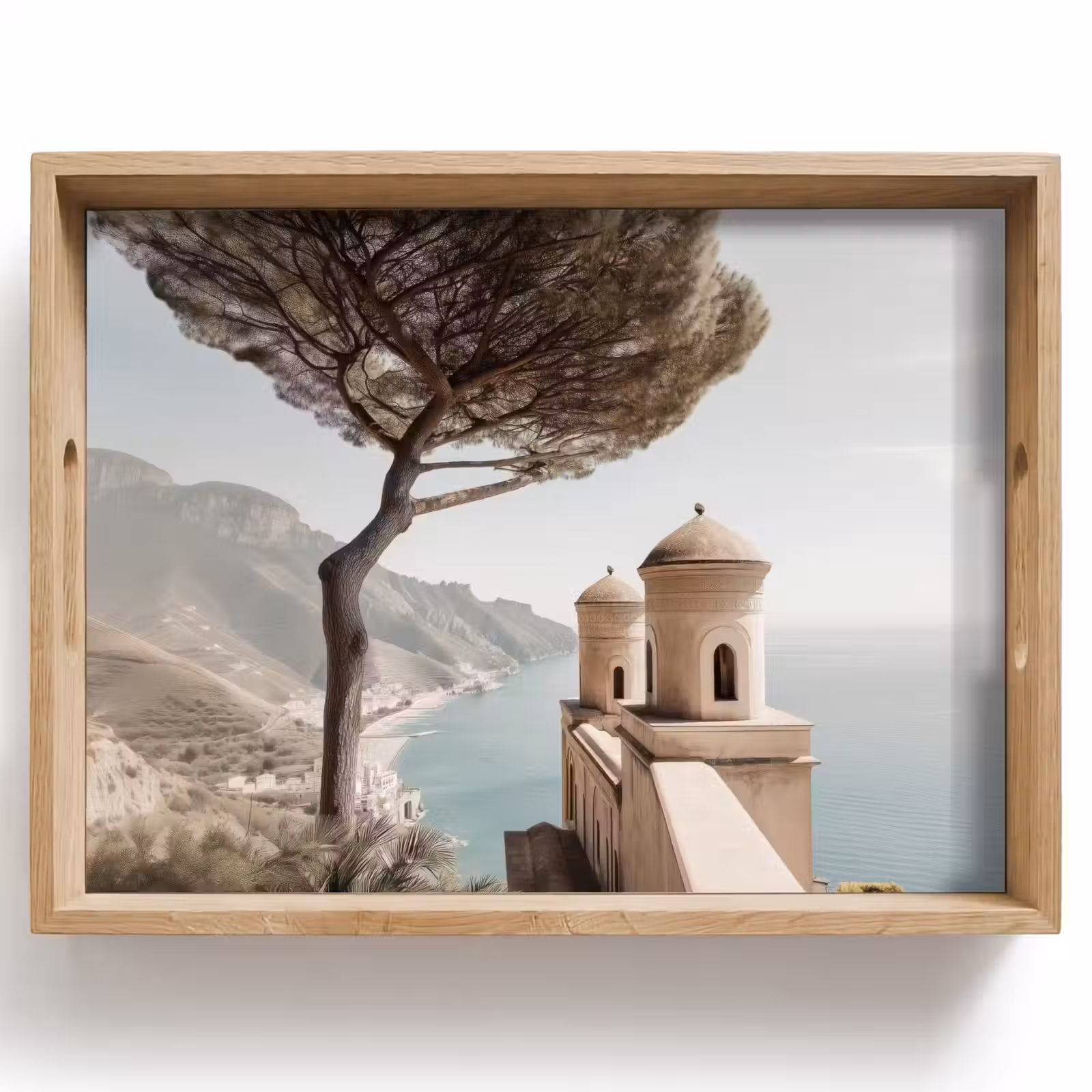 Vassoio - Costa - Scogliera - Albero - Edificio — 1