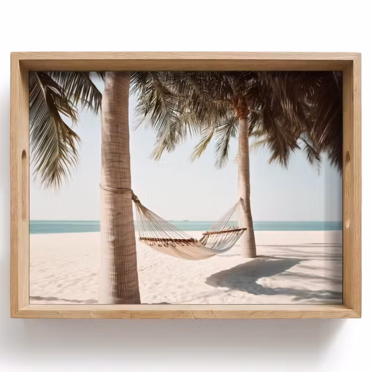 Vassoio - Amaca - Palme - Spiaggia - Mare — 1