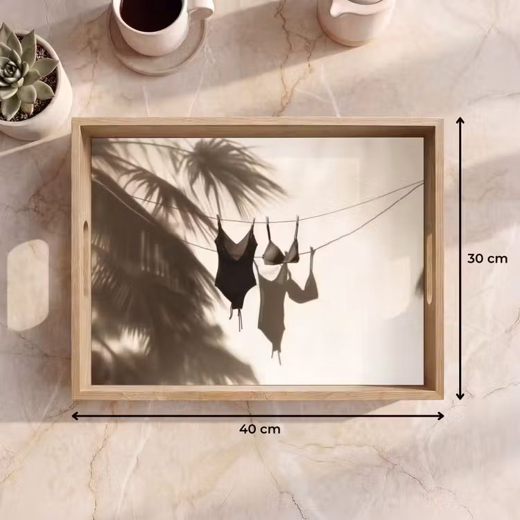 Vassoio - Costumi da bagno - Palme - Ombra - Tropicale — 7