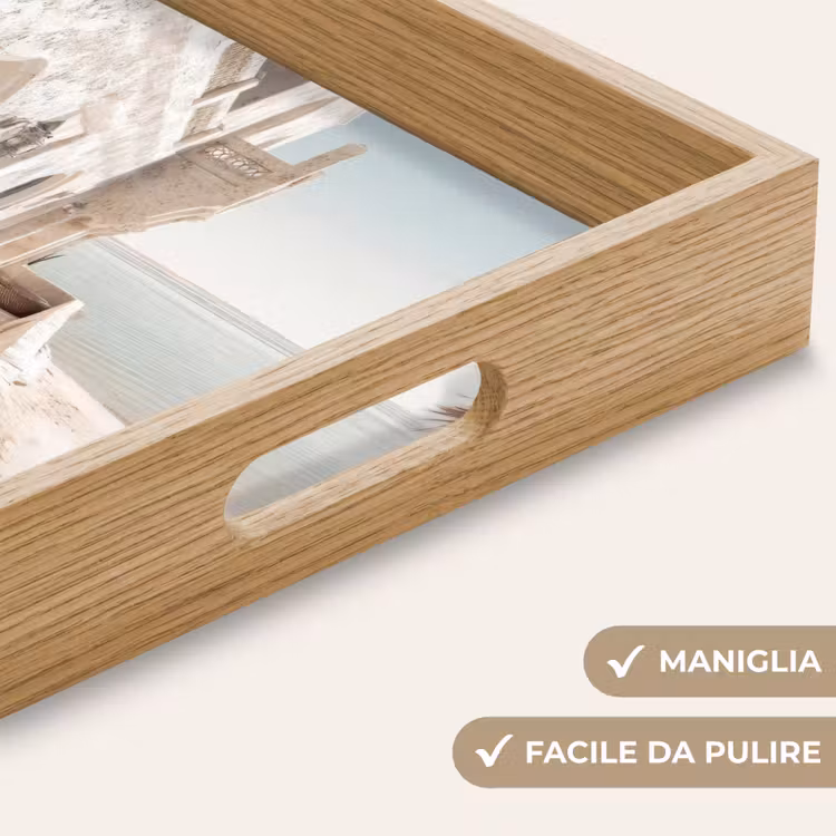 Vassoio - Terrazza - Sedie - Spiaggia - Beige — 8