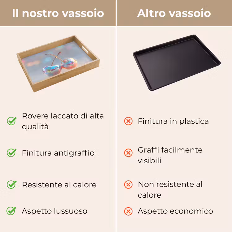 Vassoio - Ciliegia - Lucido - Colore arcobaleno — 9
