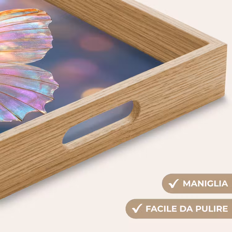 Vassoio - Farfalla - Ali - Pastello - Luccicante — 8