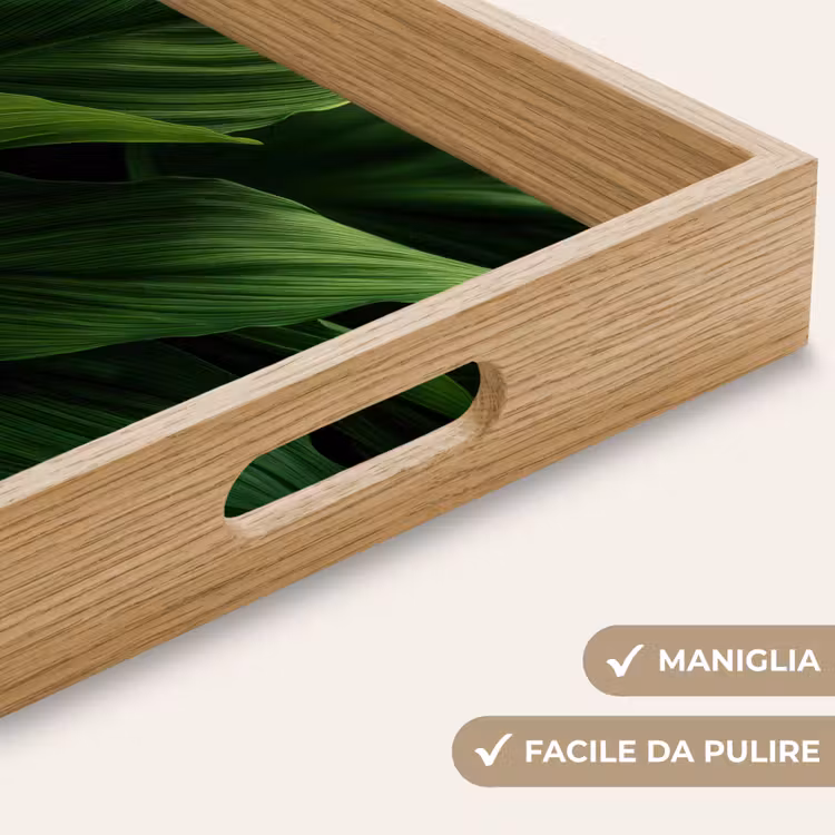 Vassoio - Foglie - Ombra - Verde - Texture — 8