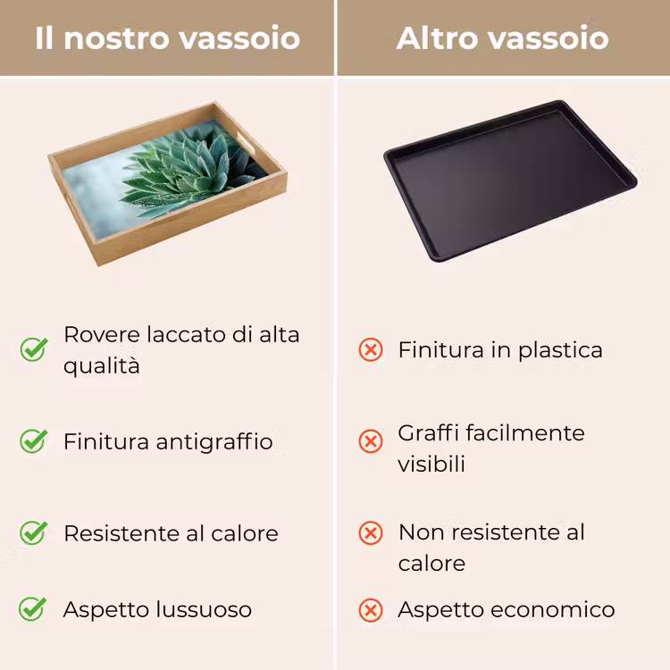 Vassoio - Succulente - Foglie - Verde - Sfumato — 9