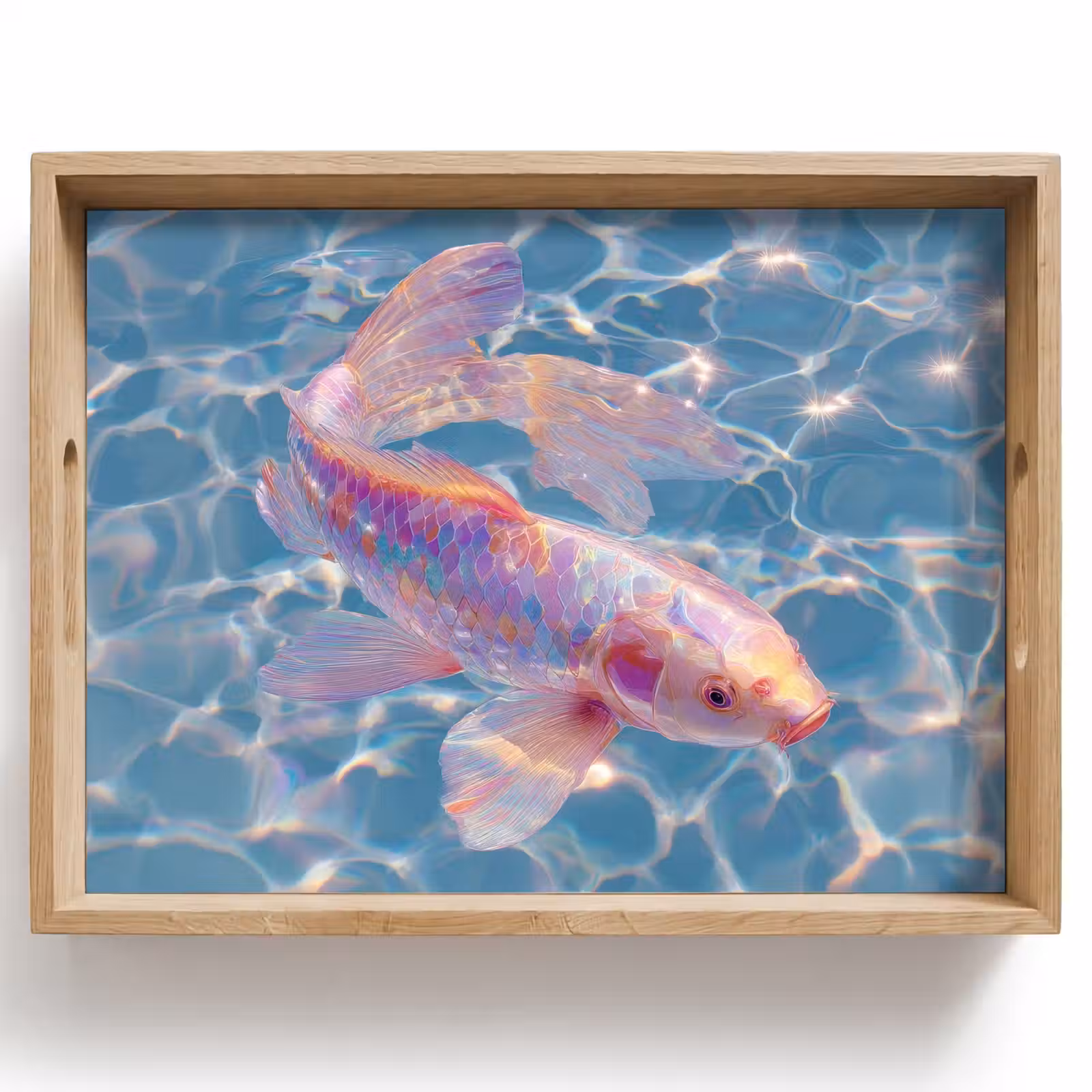 Vassoio - Pesce - Acqua - Blu - Luce — 1
