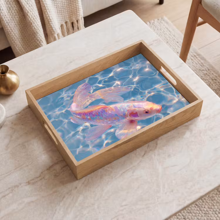 Vassoio - Pesce - Acqua - Blu - Luce — 2