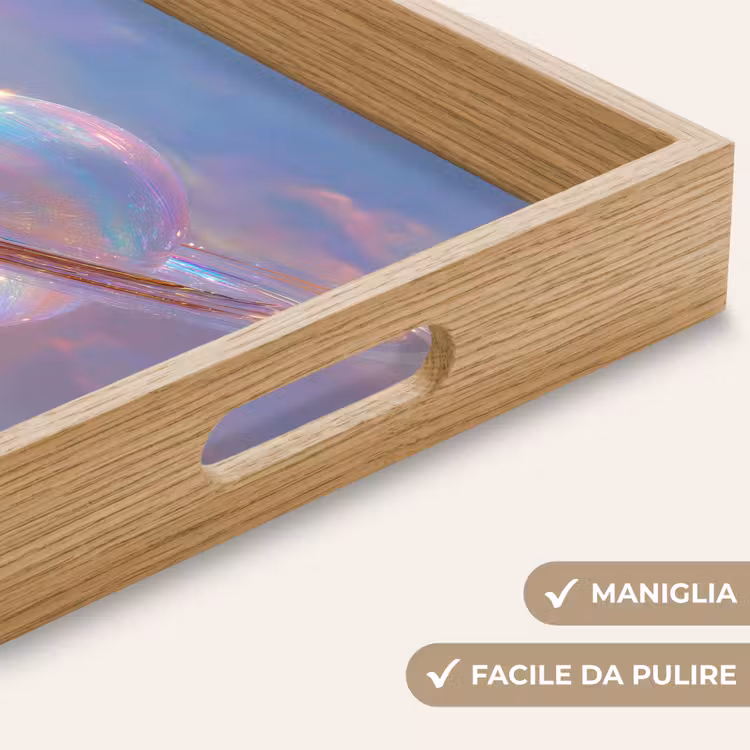 Vassoio - Pianeta - Cielo - Nuvole - Tinte pastello — 8