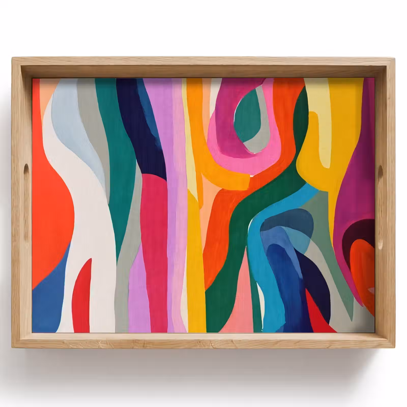 Vassoio - Astratto - Colorato - Onde - Linee — 1