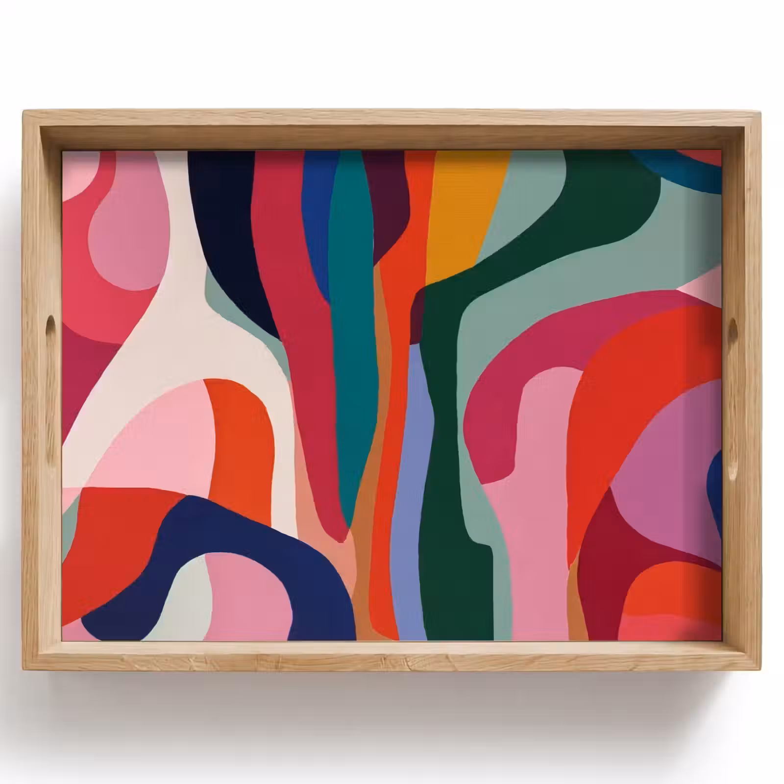 Vassoio - Forme - Curve - Colorate - Astratte — 1