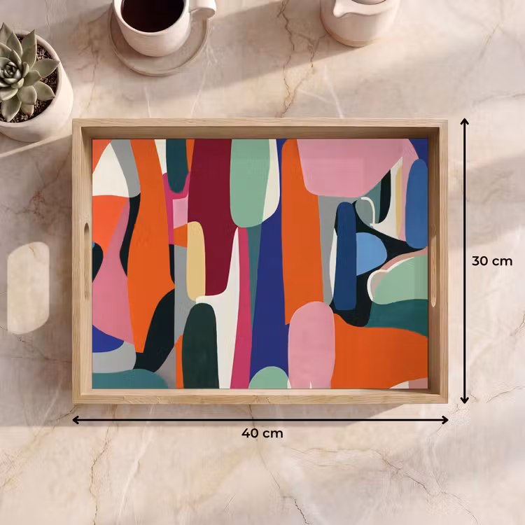 Vassoio - Forme - Ritmico - Colori - Astratto — 7
