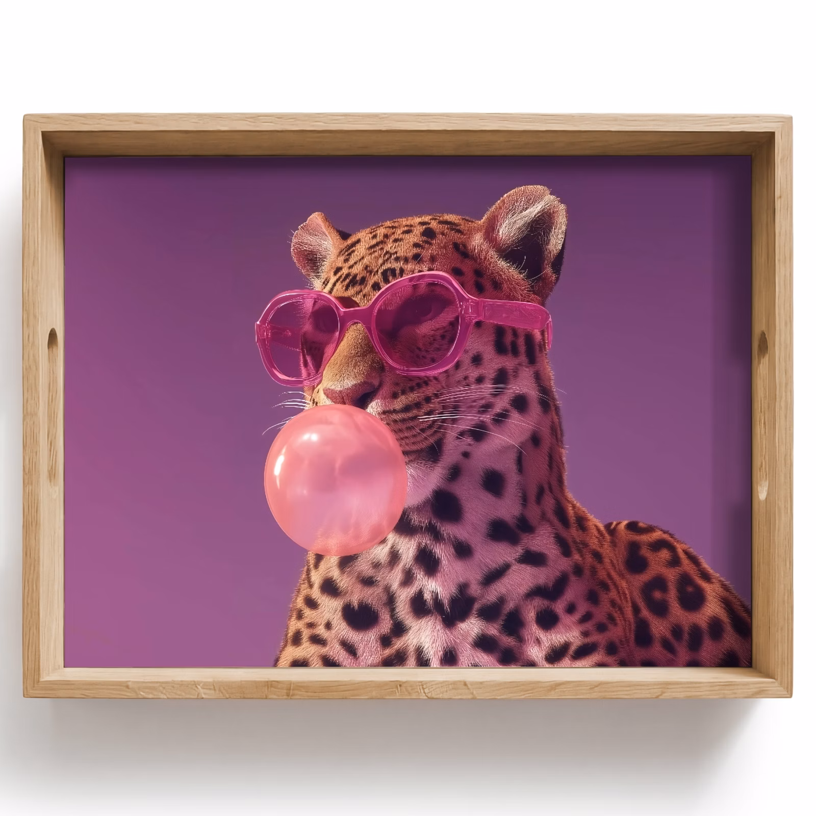 Vassoio - Panther - Occhiali da sole - Chewing Gum Bubble - Rosa — 1