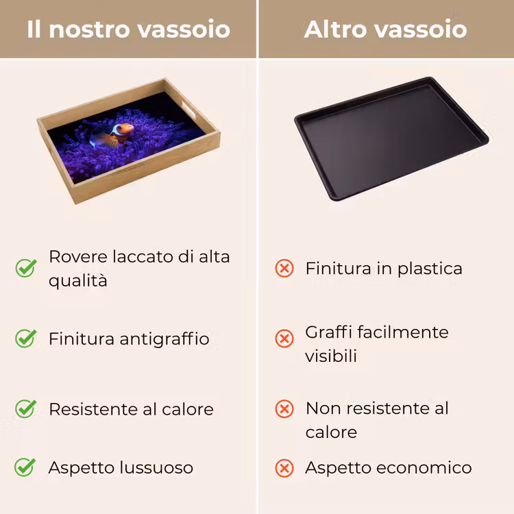 Vassoio - Corallo - Pesce - Arancione - Mare — 9