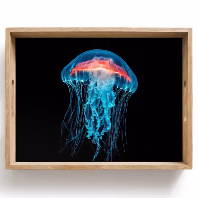 Vassoio - Medusa - Tentacoli - Blu - Luce — 1