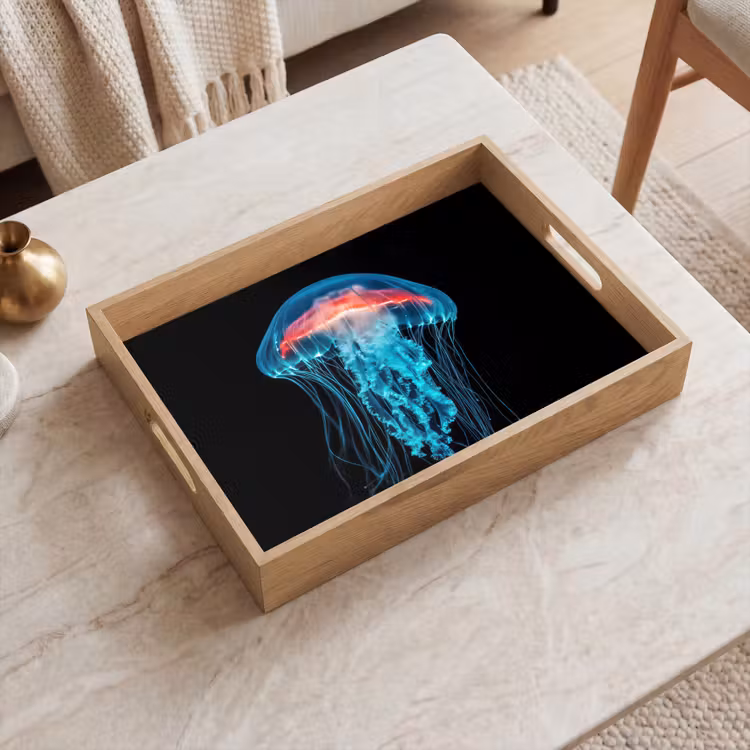 Vassoio - Medusa - Tentacoli - Blu - Luce — 2