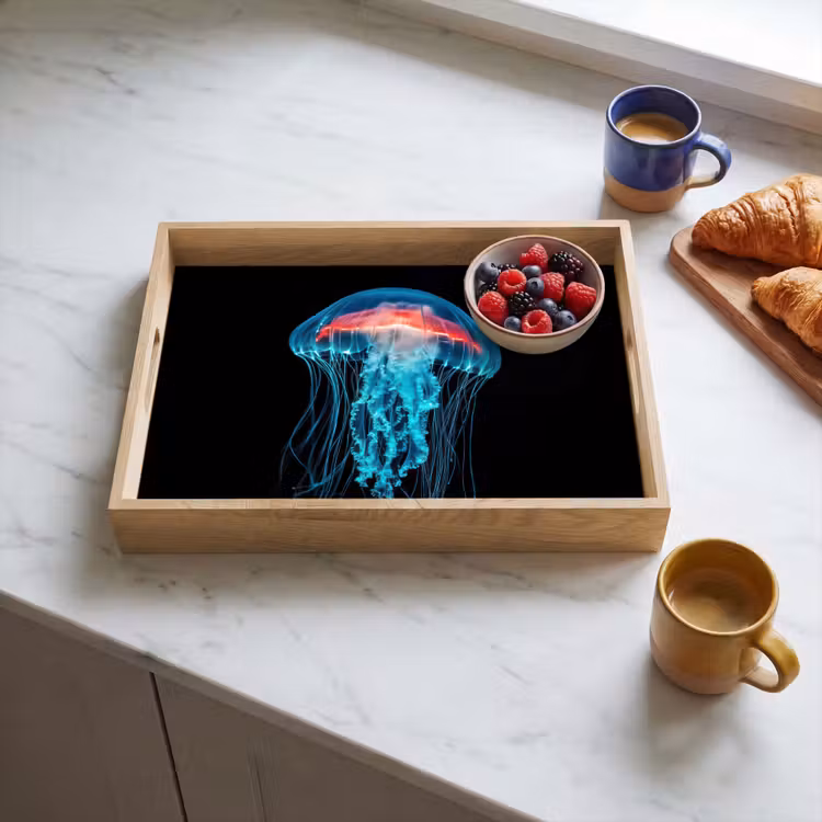 Vassoio - Medusa - Tentacoli - Blu - Luce — 3