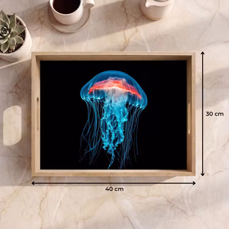 Vassoio - Medusa - Tentacoli - Blu - Luce — 7