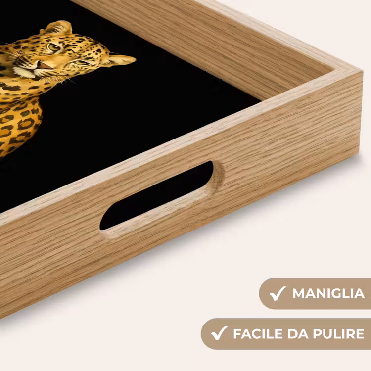 Vassoio - Pantera - Realistica - Marrone — 8