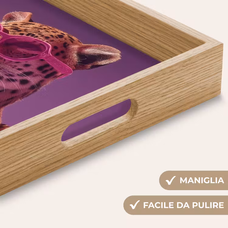 Vassoio - Panther - Occhiali da sole - Chewing Gum Bubble - Rosa — 8